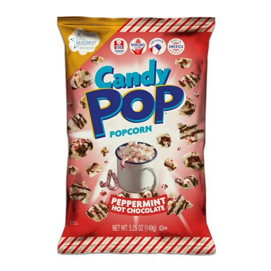 Candy Pop Peppermint Hot Chocolate Popcorn 5.25oz (149g)