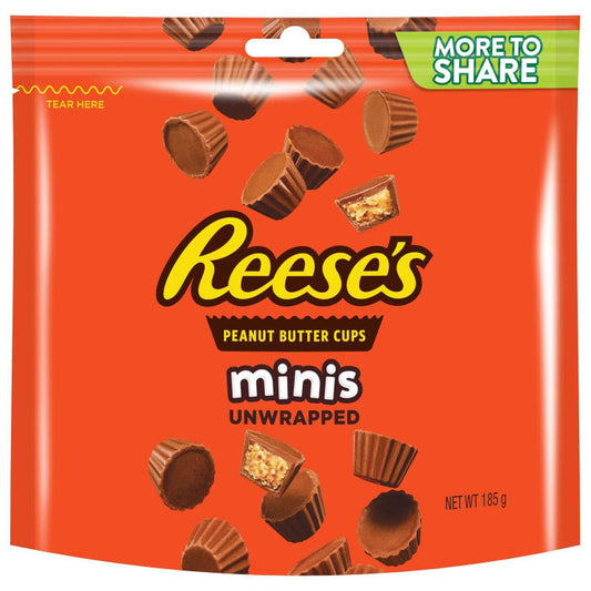 Reese's Peanut Butter Cups Minis Unwrapped 185g