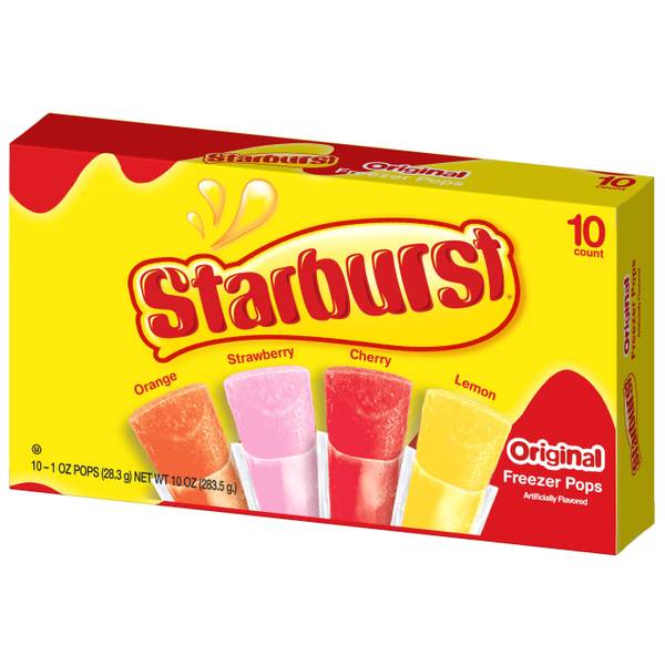 Starburst Freezer Pops 10pk 1oz (28.3g)