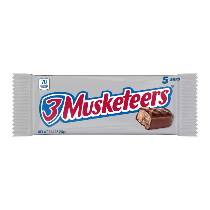 3 Musketeers Fun Size 5Pk 2.31oz (65g)