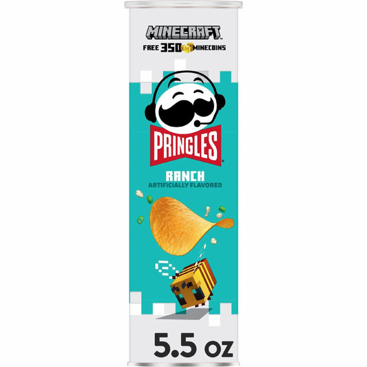 Minecraft Pringles Ranch 5.5oz (158g)