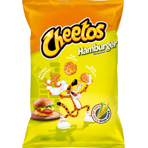 Cheetos Rock Paw Scissors Hamburger (145g) (EU) BBE: 10/23