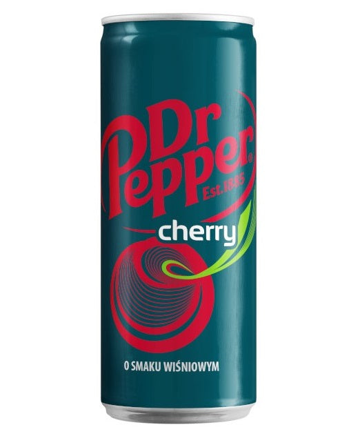 Dr. Pepper Cherry sleek can