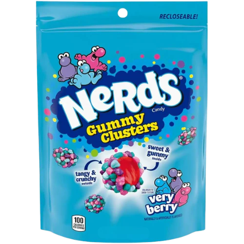 Nerds Gummy Clusters Very Berry 3oz (85g)