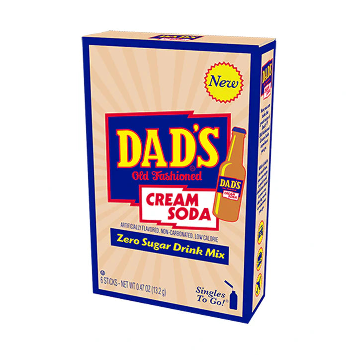 DAD'S old fashioned Cream Soda Singles To Go!