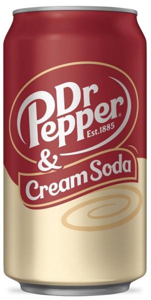 Dr Pepper & Cream Soda 12fl.oz (355ml)