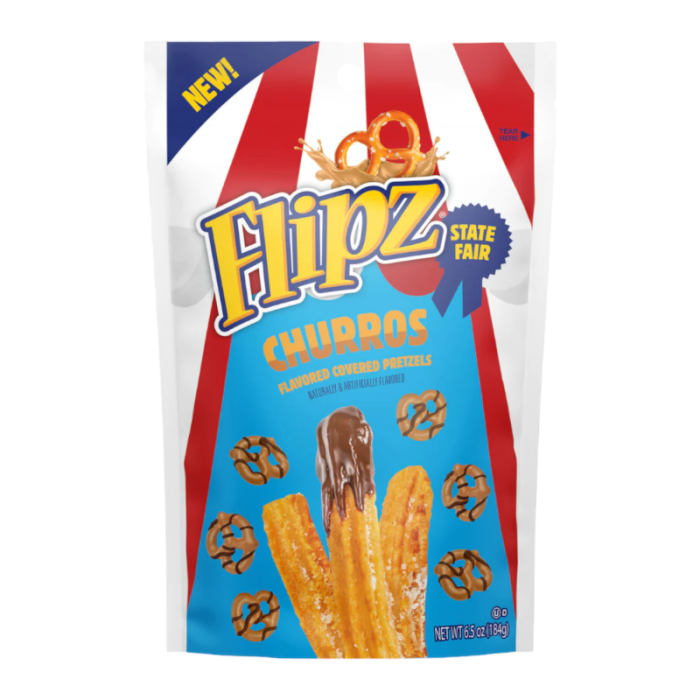 Flipz State Fair Churros Pretzels 6.5oz (184g)