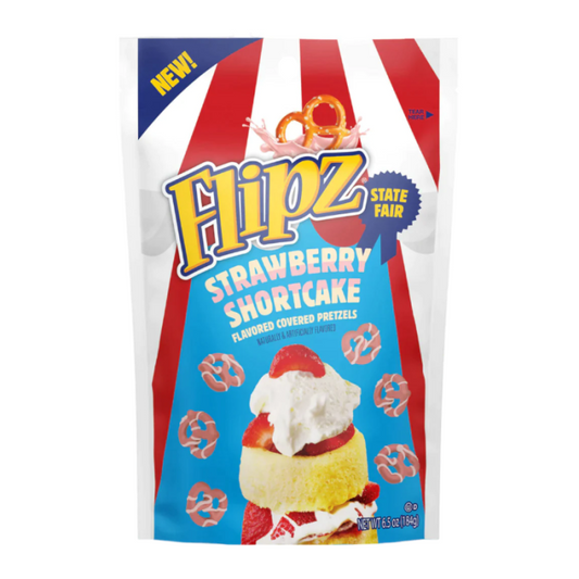 Flipz State Fair Strawberry Shortcake Pretzels 6.5oz (184g)