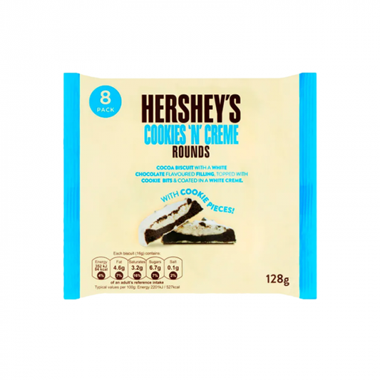 Hershey's Cookies 'N' Creme Rounds 8-Pack (128g)