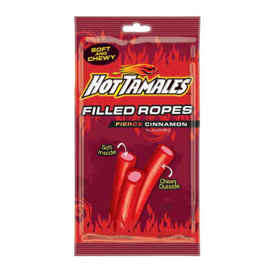 Hot Tamales Filled Ropes 3oz (85g)