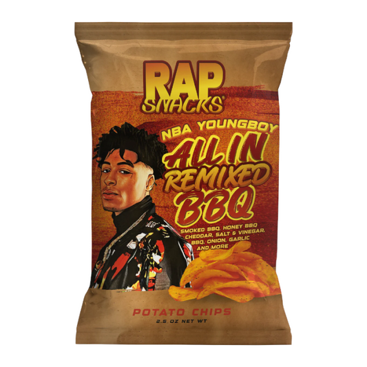 Rap Snacks NBA YoungBoy All In Remix BBQ 2.5oz (71g)