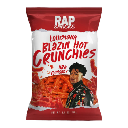 Rap Snacks NBA YOUNGBOY Blazin Hot Crunchies 99g