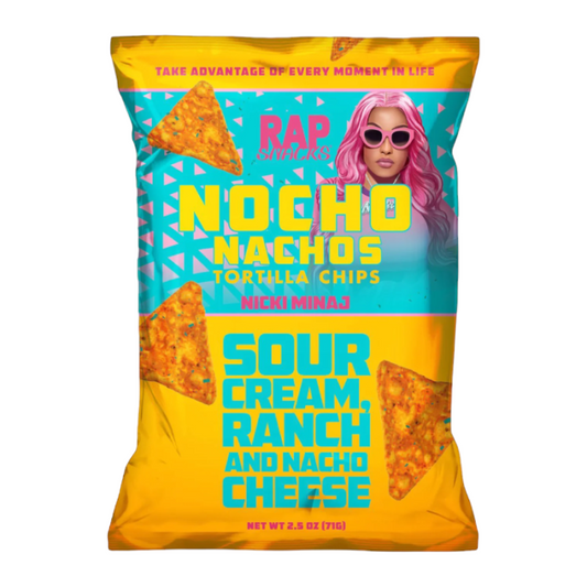 Rap Snacks Nicki Minaj Sour Cream Ranch Nocho Nachos 2.5oz (71g)