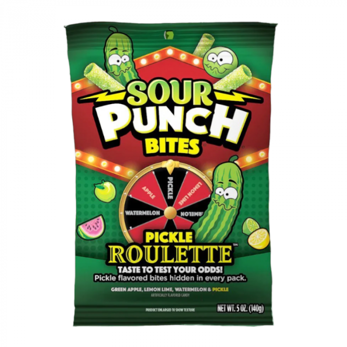 Sour punch Bites PICKLE Roulette