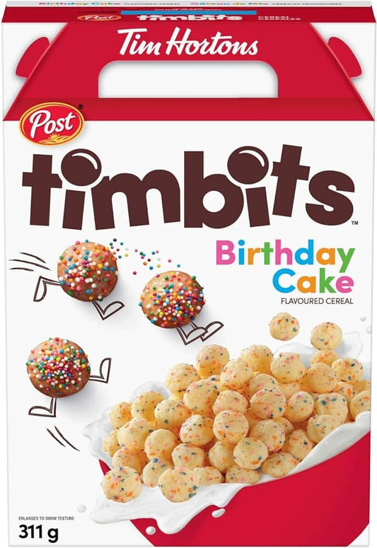 Tim Hortons TimBits Birthday Cake Cereal