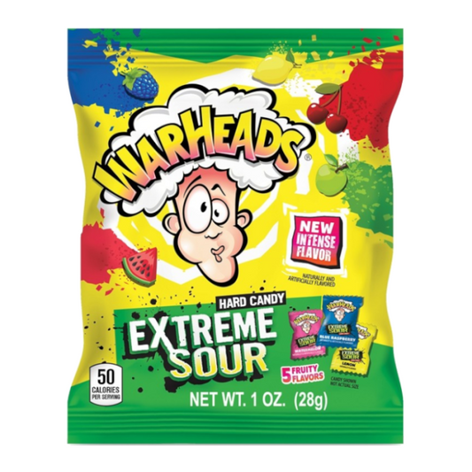 Warheads Extreme Sour Hard Candy 1oz (28g